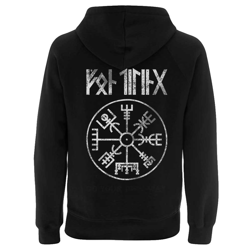 Vegvisir (pure) (Hoodie / Zipper)