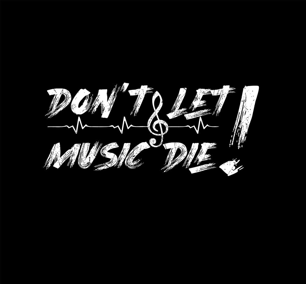 Don't let music die (Hoodie) - COVID-19 Sondermotiv  [ AKTION vorbei ]